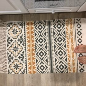 Nordic Geometrical Ethnic Rug photo review