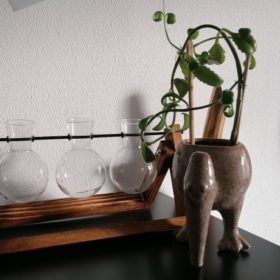 Nordic Wooden Stand Planter photo review