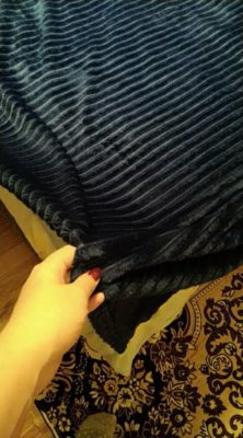 Nordic Striped Flannel Blanket photo review